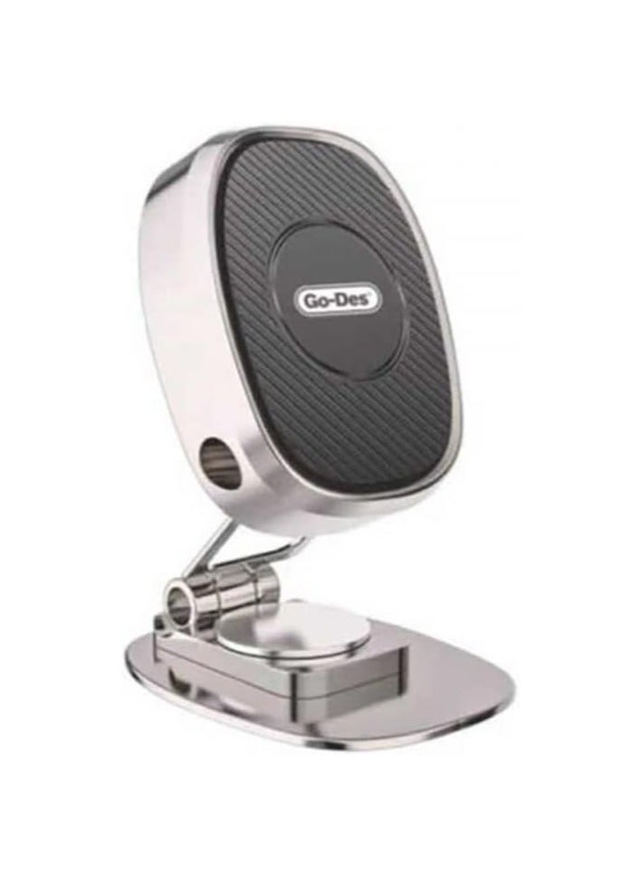 GO-DES Go Des GD-HD788 Folding Magnetic Car Phone Holder 360° Rotating Highly Adjustable Mobile Phone Holder. - Image 1