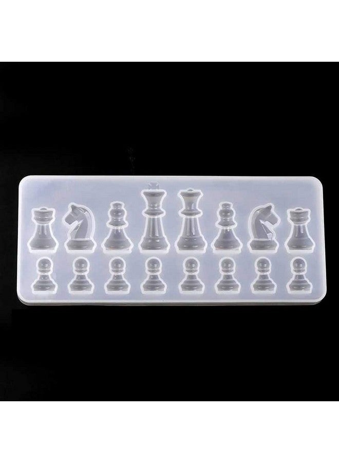 Snoogg Snoogg Chess Resin Molds Set Including 12in Silicone Checker Chess Board and 3D Piece for Resin Mold/with Finger Cap, Dropper, Pouring Cup and Mixing Stick - Image 4