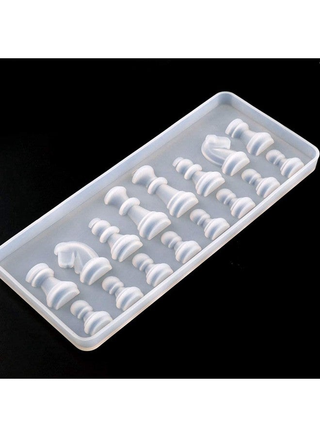 Snoogg Snoogg Chess Resin Molds Set Including 12in Silicone Checker Chess Board and 3D Piece for Resin Mold/with Finger Cap, Dropper, Pouring Cup and Mixing Stick - Image 5