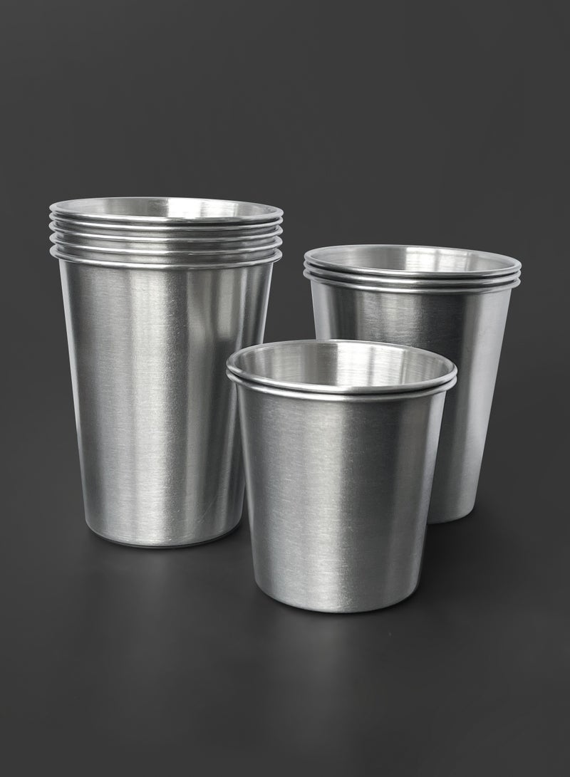 Morlife Stainless Steel Coffee Mugs 5 Pack 350ml BPA Free, Kitchen, office, Outdoor ideal for Ice Drinks/Hot Beverage - Image 4
