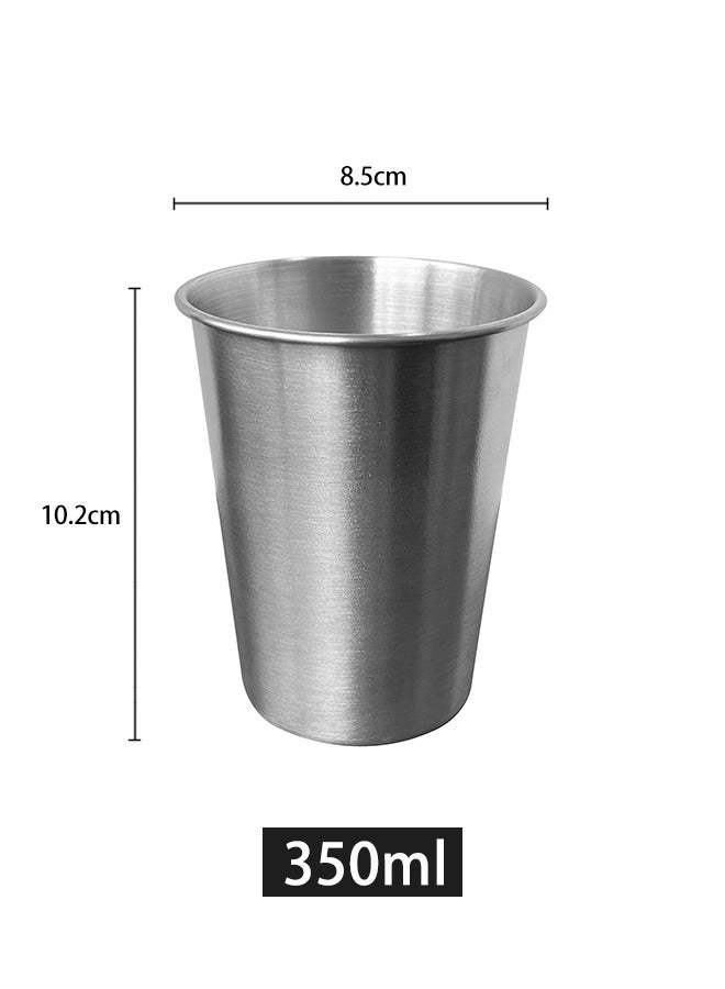 Morlife Stainless Steel Coffee Mugs 5 Pack 350ml BPA Free, Kitchen, office, Outdoor ideal for Ice Drinks/Hot Beverage - Image 5