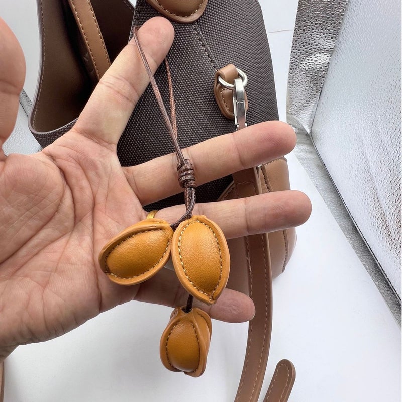 Handmade PU Fruit Key Ring - Image 3