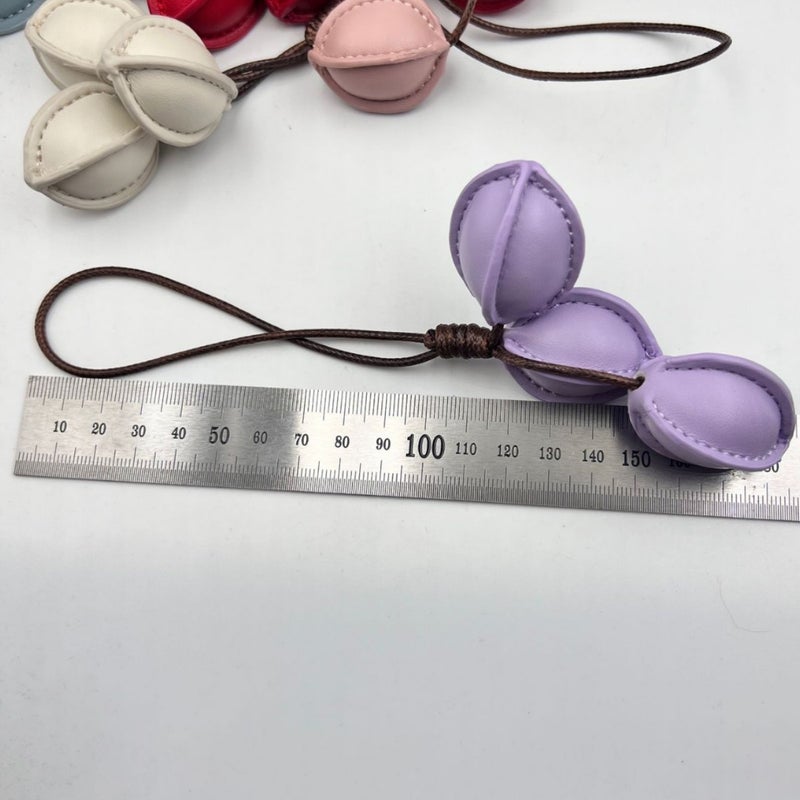 Handmade PU Fruit Key Ring - Image 4