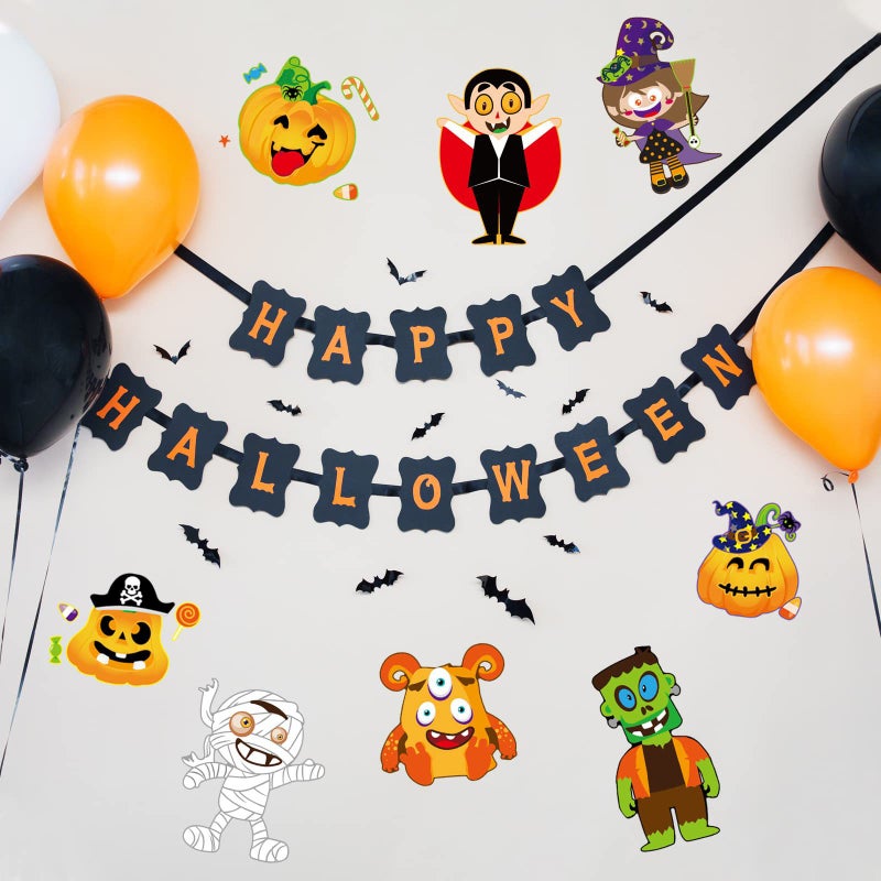 ملصقات هالوين للأطفال DIY 30 ورقة/علبة - Image 3