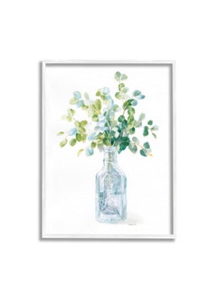 Stupell Industries Blue Flower Jar Still Life Green Painting 16 X 20  - Image 1