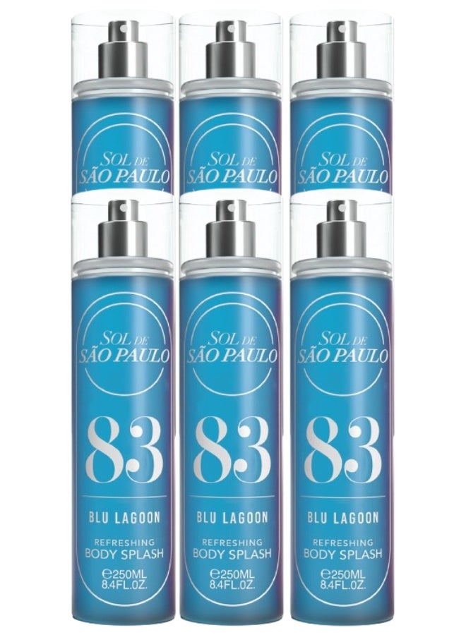 اس او ال 6 قطع معطر للجسم 83 بلو لاجون 250 مل - Image 1