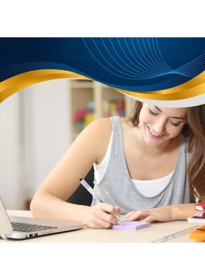 MUJI 10PCS Gel Pens, 0.5MM Retractable Rollerball Pens Fast Drying red ink Smooth Pens Knock Type Premium Rollerball Pen for Writing Note Taking School & Office Stationery Supply - Image 3