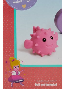 Toy School Baby Sophia Doll Bathtub And Accessories Set, Pink Combo  - Image 4