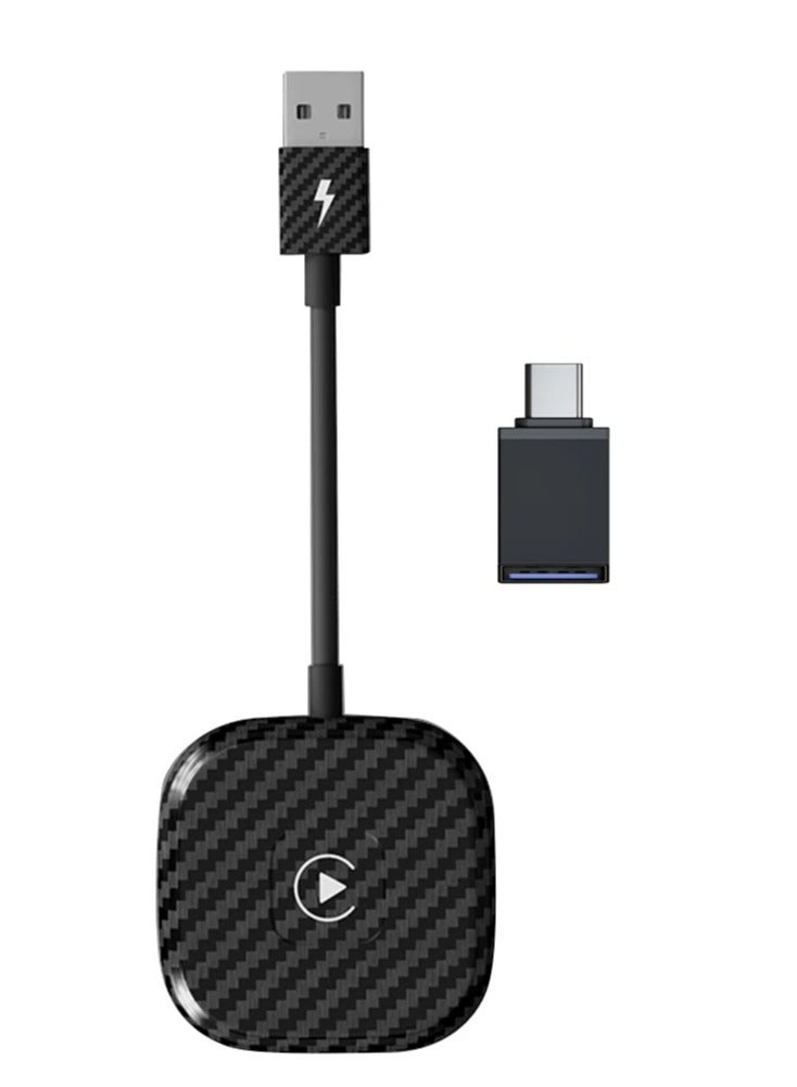 AROAQ For iPhone Wireless Auto Adapter 2.4Ghz 5GHz WIFI Auto Car Dongle Adapter Bluetooth-Compatible 5.0 Support Cars with CarPlay - Image 2