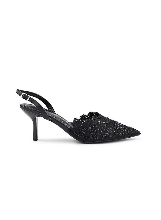أيقون The Dantel Heel Shoes
