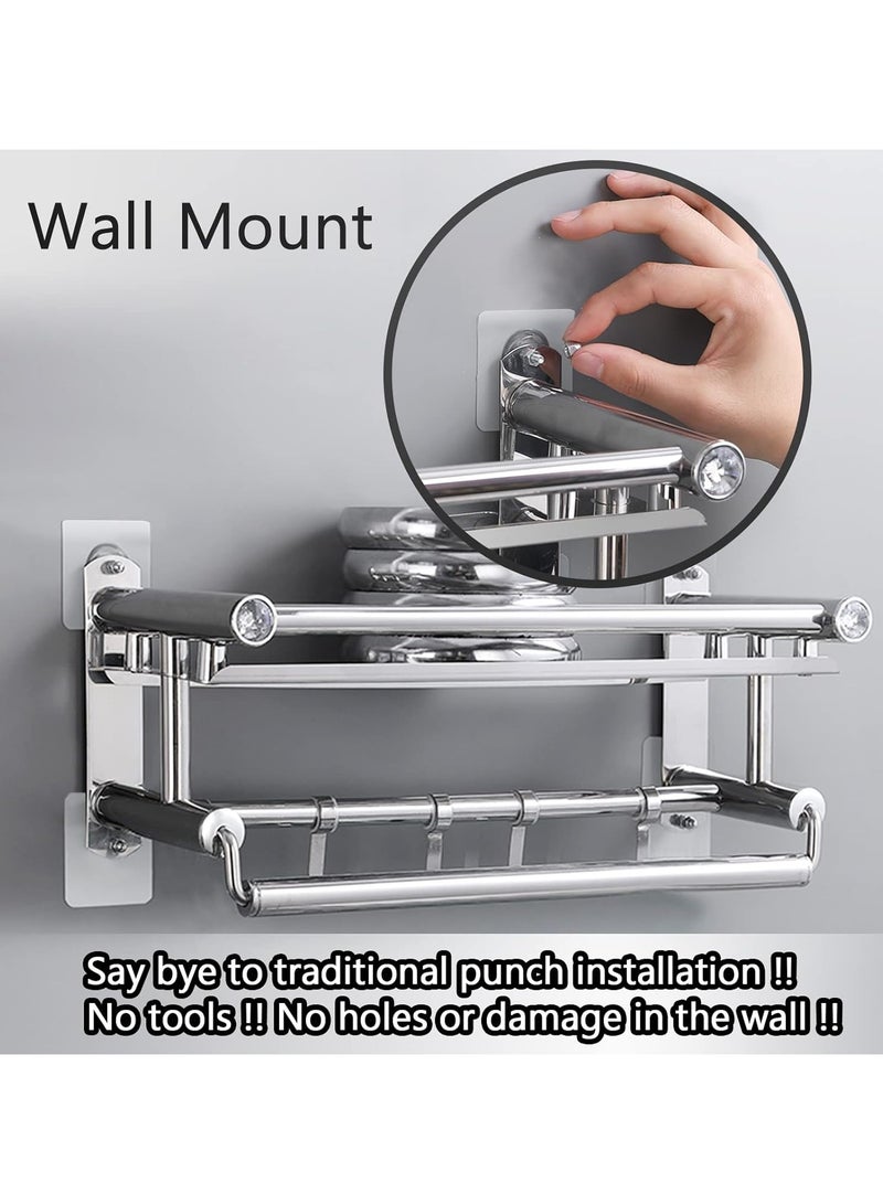 20 Pcs Screw Adhesive Hooks - Waterproof & Rustproof Wall Hooks for Hanging - No Drilling, Easy Installation, Ideal for Kitchen, Bathroom, Home, Office - Image 5