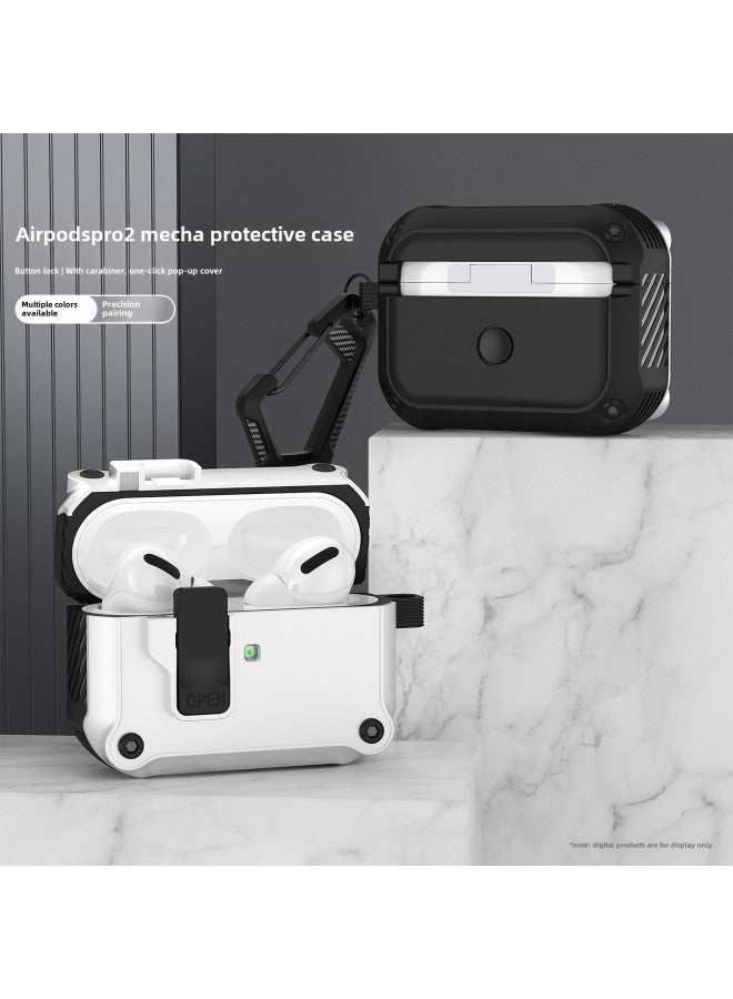 Loquat Airpodspro2 Headphone Case For Apple Airpods4 Protective Case Bluetooth Airpods4 Case-Color:Green-Applicable Model:Airpods Pro - Image 3