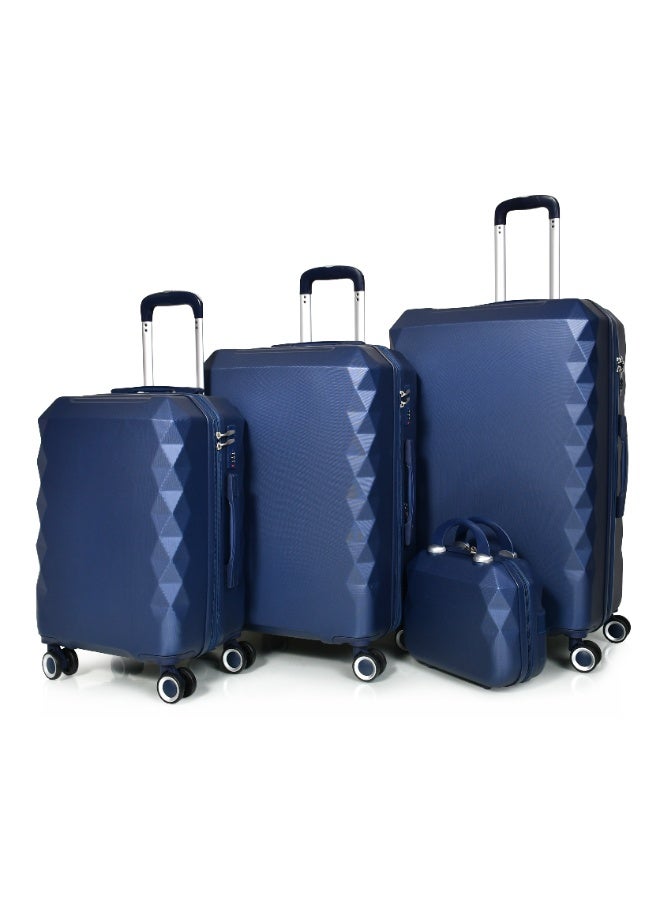 مورانو شنط سفر من مورانو للجنسين مجموعة من 5 قطع طقم حقائب سفر أزرق كحـلي مقاسات 28''-24''-20''-18''-12'' إنش - Image 3