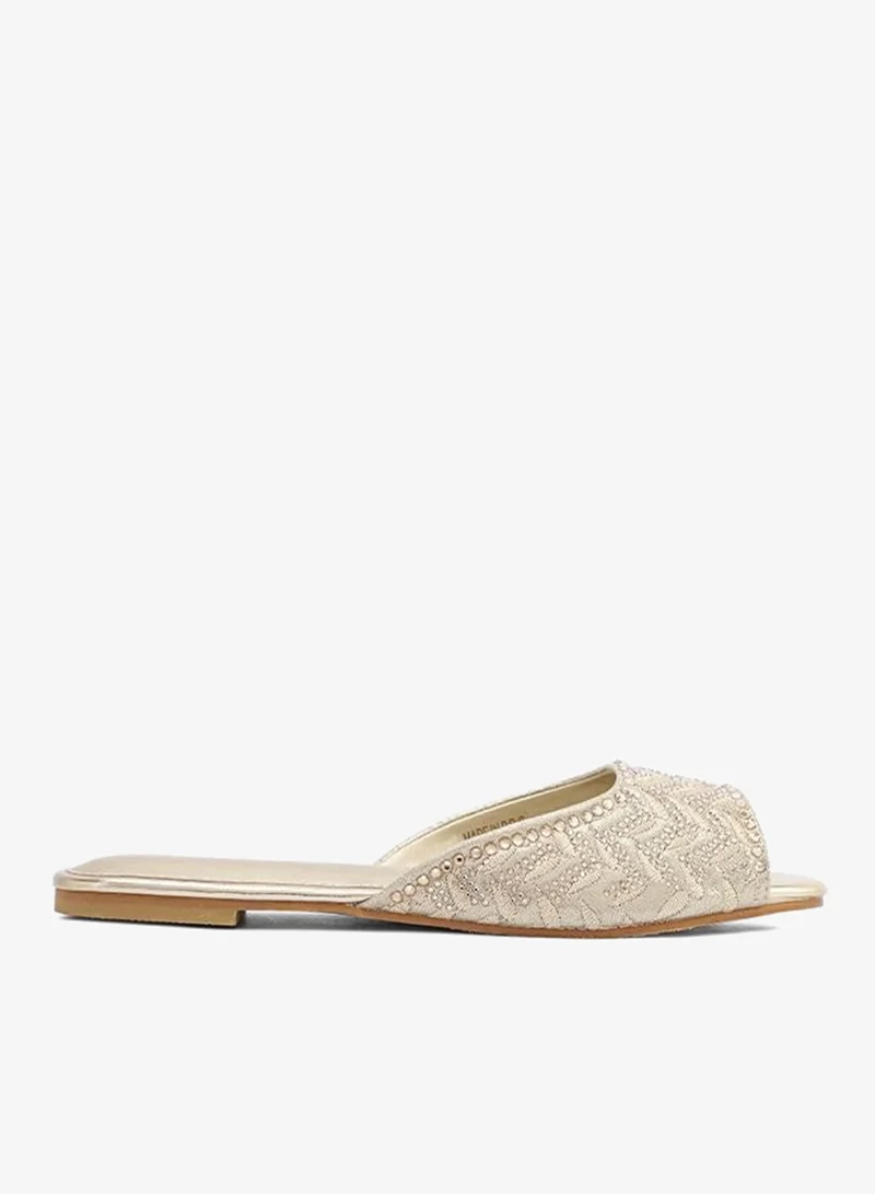 فايور Stylish Laser-Cut Ornate Flat Slide MY 383
