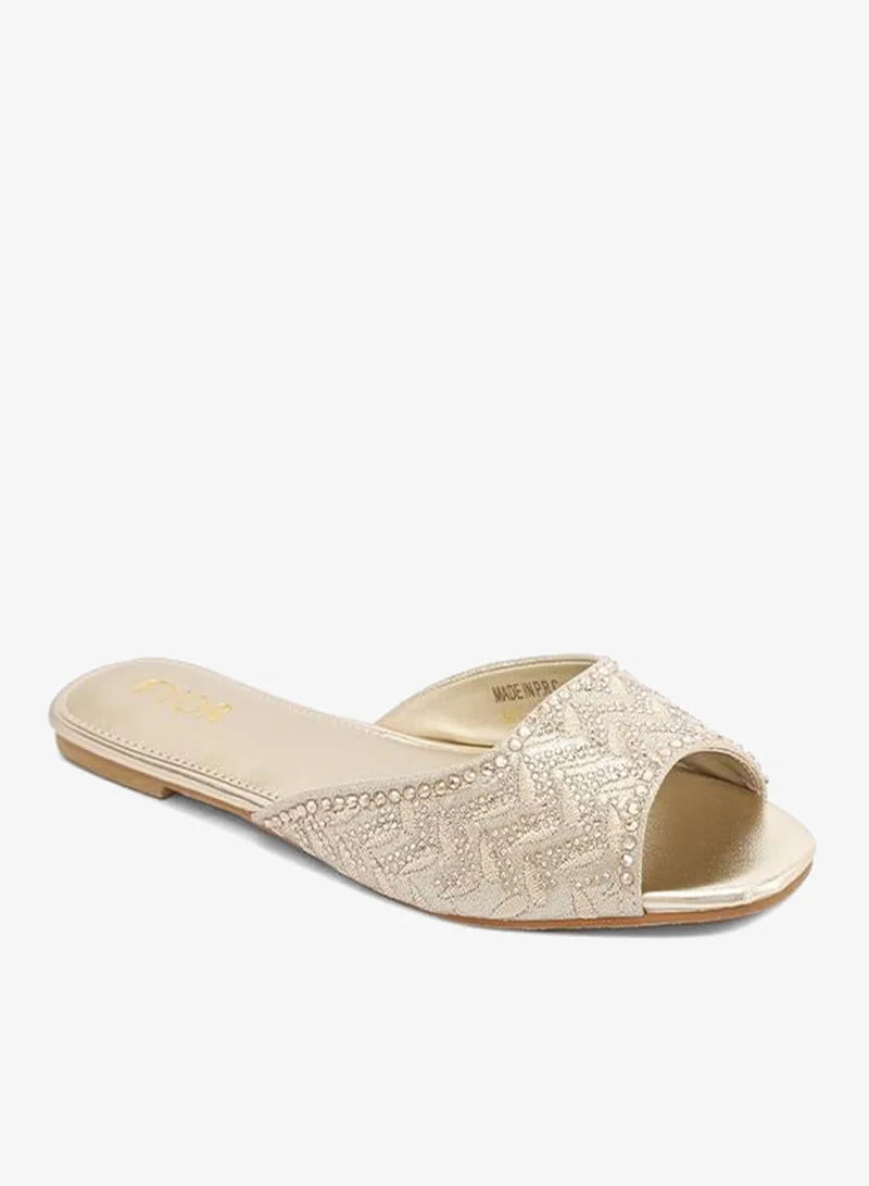 فايور Stylish Laser-Cut Ornate Flat Slide MY 383