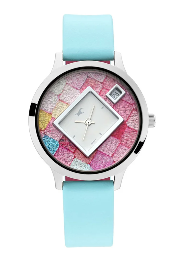 fastrack Leather Analog Wrist Watch 6210SL01