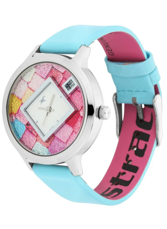 fastrack Leather Analog Wrist Watch 6210SL01