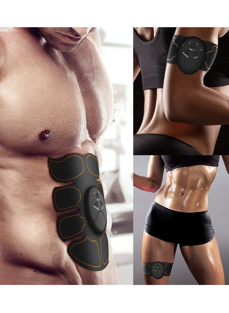 SYOSI Abs Toning Belt ABS Stimulator Muscle Toner Portable Abdominal Toning Belt Abs Stimulating Belt Smart Body Trainer  - Image 3