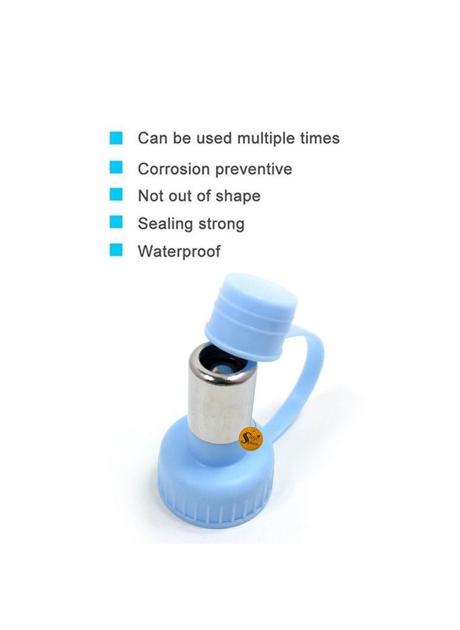 Sage Square Water Bottle Cap Pet'S Travel Outdoor/Indoor Dispenser Water Bottle Cap For Dog, Cat, Hamster, Puppy, Dwarf (Random)  - Image 5