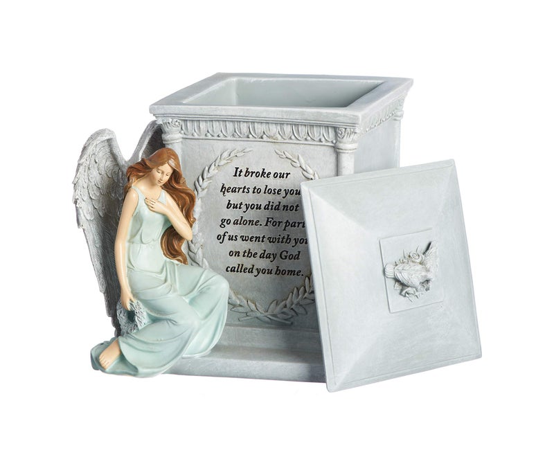 Roman - Giftware Collection, 8.27" H God Called You Home Memorial Keepsake Box, Resin and Stone, Durable, Long Lasting, Highly Detailed - Image 3