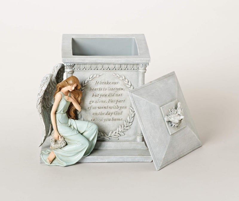 Roman - Giftware Collection, 8.27" H God Called You Home Memorial Keepsake Box, Resin and Stone, Durable, Long Lasting, Highly Detailed - Image 4