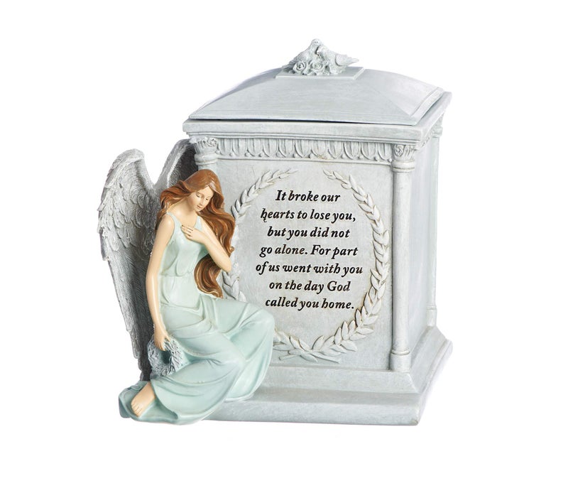 Roman - Giftware Collection, 8.27" H God Called You Home Memorial Keepsake Box, Resin and Stone, Durable, Long Lasting, Highly Detailed - Image 5