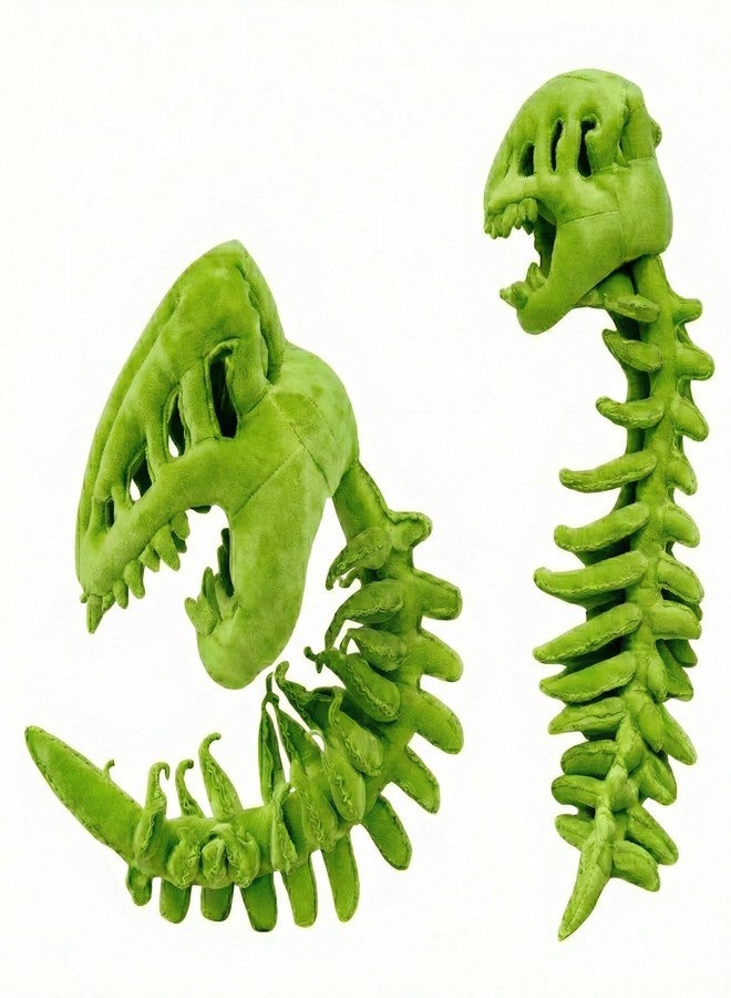 TechMax Solution Dino Skeleton Plush, Wearable Dinosaur Skeleton Plush Toy, Soft Stuffed Costume Pillow for Kids and Adults - Image 1