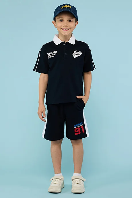 أر أند بي Printed Shorts with Drawstring Waist