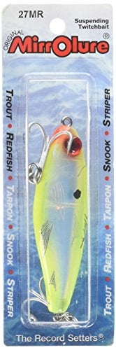 Mirrolure 27MR-CH Mirrodine XL Susp Twitchbait Chat Bk-Bel/Silver 3 1/8in 9/16oz - Image 2