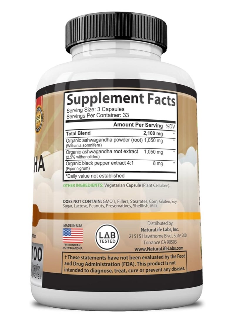 NaturaLife Labs Ashwagandha 2100 mg 100 Vegan Capsules - pzsku/ZEC91EE4EC7F2AD4519C2Z/45/_/1722514110/edfb185a-2019-4848-aea3-e7089cd42284