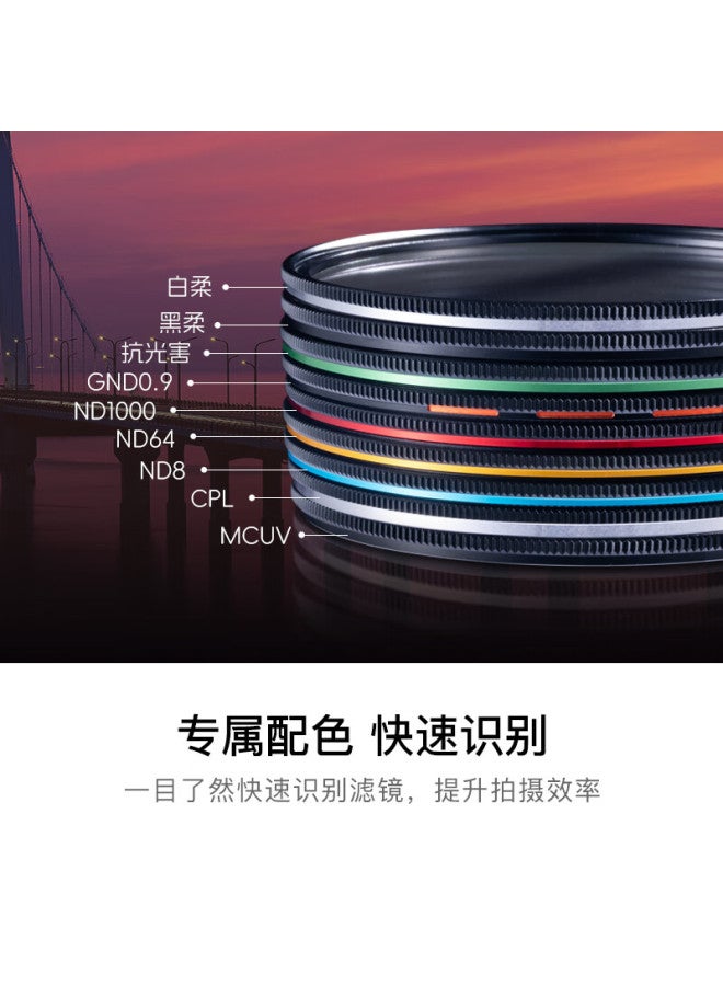 Kase 72Mm Magnesium Filter, Anti-Laser Filter, Cmos Protection Filter, For Concerts, Nightclubs, Gatherings, Stage Lighting, Night Scene Photography - Image 2