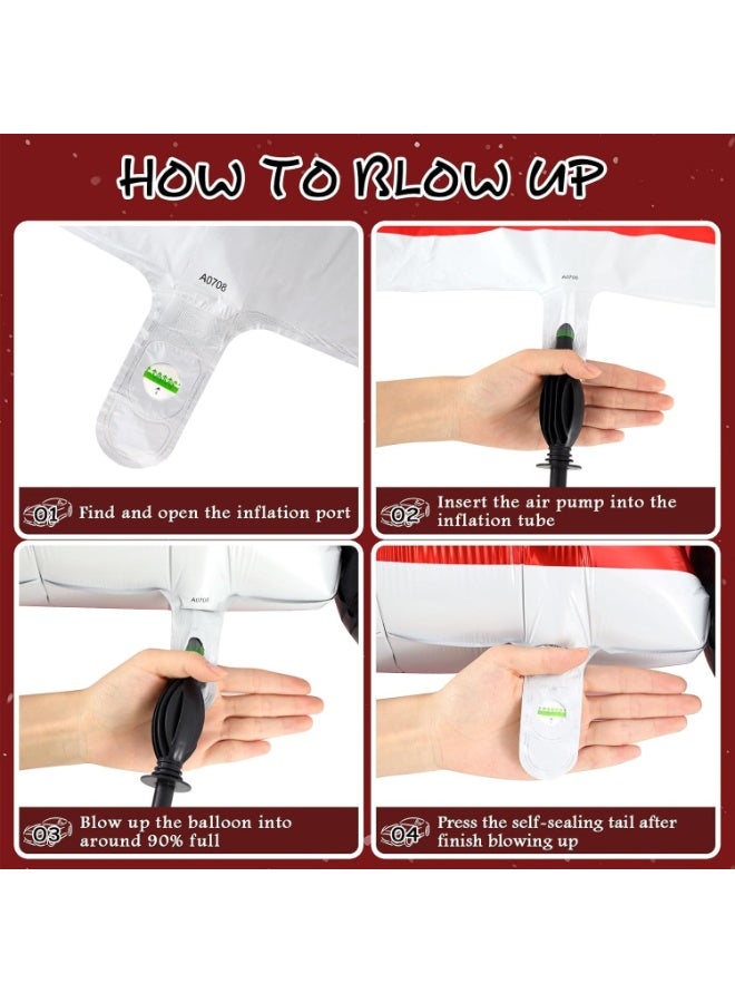 10 قطع من بالونات سيارات السباق، خوذة من رقائق معدنية، بالونات مربعة، وبالونات على شكل إطارات سيارات هوت ويلز، مستلزمات حفلات سيارات السباق لعيد ميلاد الأولاد، زينة على شكل سيارات السباق - Image 4