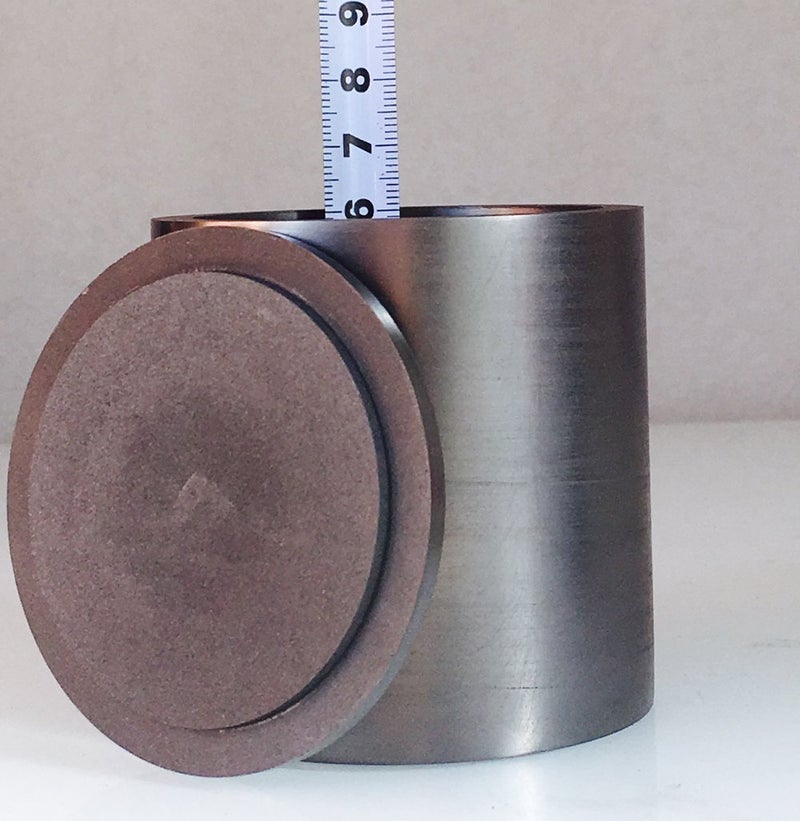 OTOOLWORLD Smelting Lab Graphite Crucible with Cover Lab Supply 70MM X 70MM - Image 4