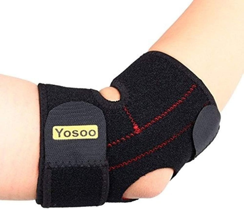 Yosoo Adjustable Neoprene Tennis Golfers Elbow Brace Wrap Arm Support Strap Band - Image 1