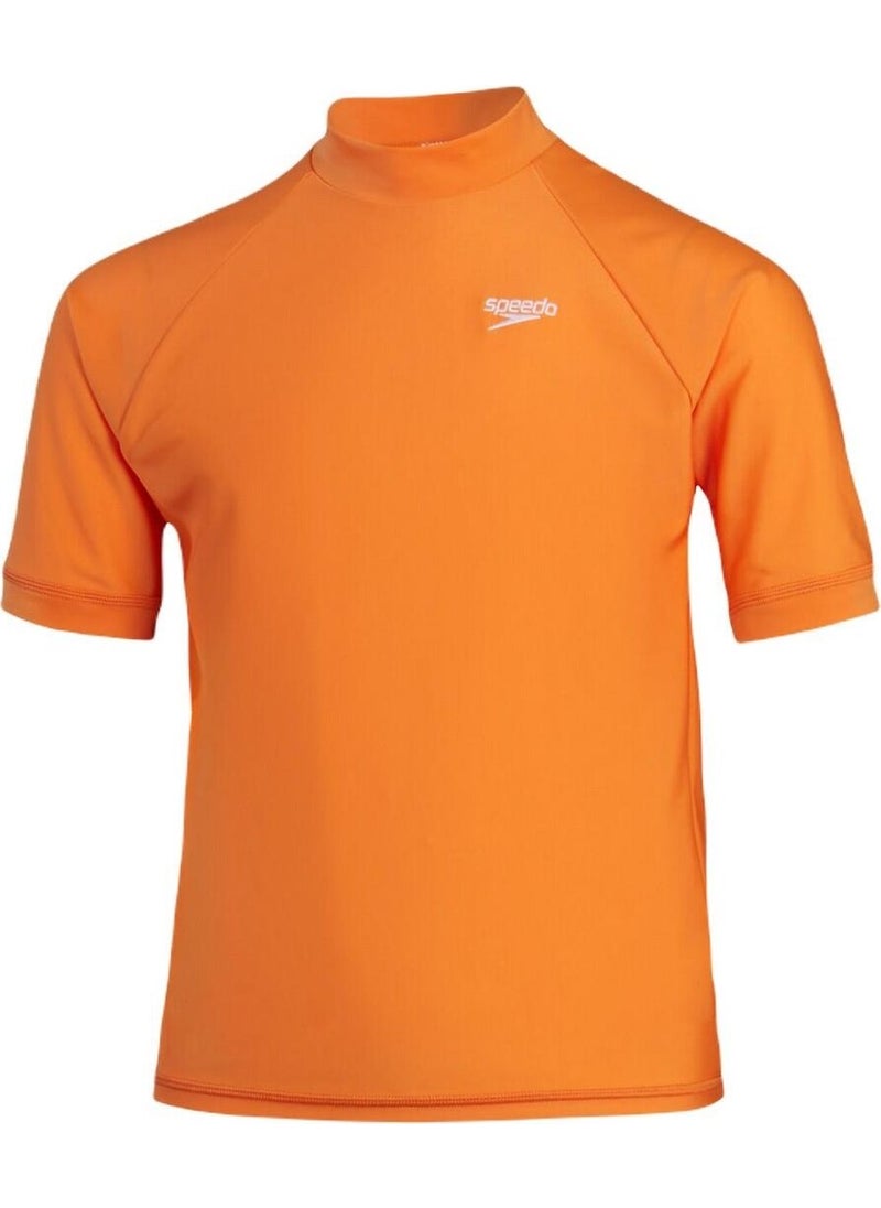 speedo 8-00316616850 Prt Ss Rash Top Jm Boy Sunscreen T-Shirt  - Image 1