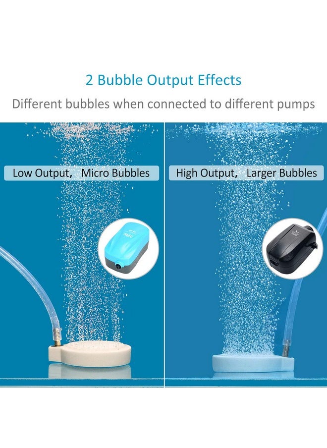 Pawfly 2 Inch Air Stone Disc Aerator Bubble Diffuser For Small Air Pump Aquarium Fish Tank Bowl  - Image 3
