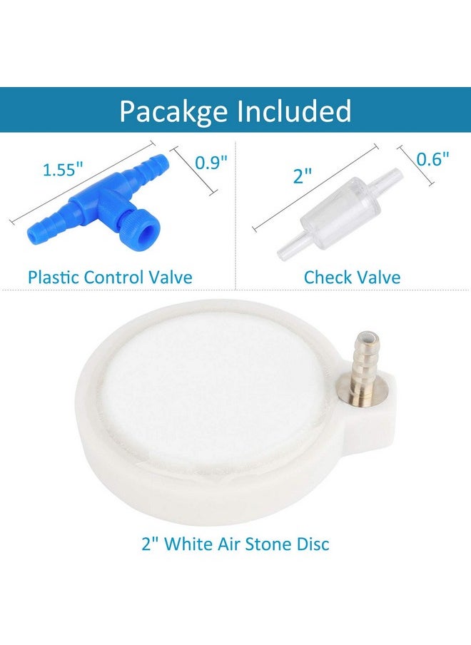 Pawfly 2 Inch Air Stone Disc Aerator Bubble Diffuser For Small Air Pump Aquarium Fish Tank Bowl  - Image 4