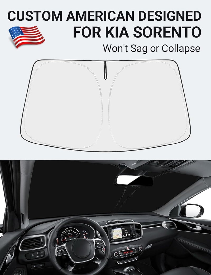 Proadsy Front Windshield Sun Shade for Kia Sorento - Image 2