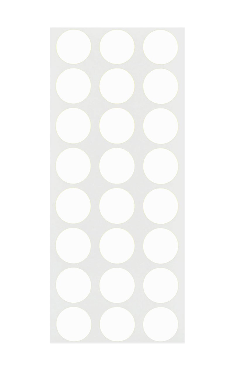 ChromaLabel 1/2 Inch Round Colored Stickers, Easy to Write On Color Coding Stickers, Removable Sticky Dots - 1200 Colored Labels per Pack, White Sticker Labels - Image 1