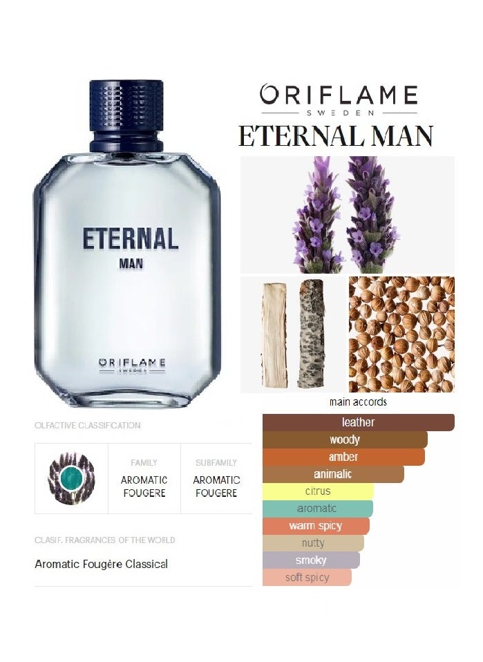 Oriflame Eternal Man 100 ML Eau de Toilette  - Image 4