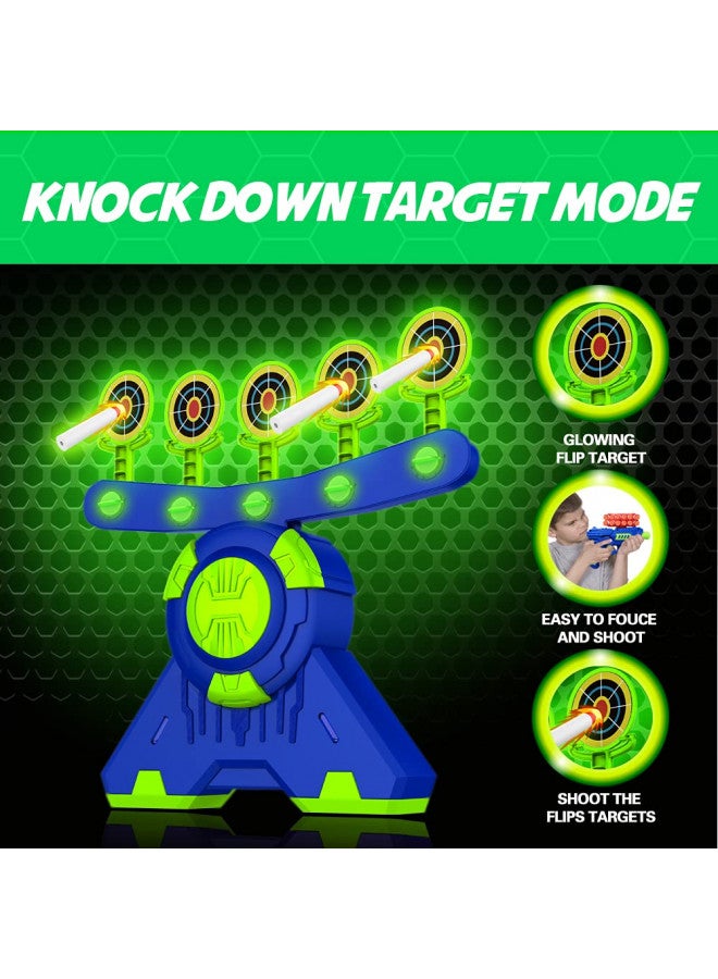 BAODLON Shooting Games Toy for Age 5, 6, 7, 8, 9, 10+ Years Old Kids, Boys - Glow in The Dark Floating Ball Target with Foam Dart Toy Gun, 10 Balls/5 Targets - Ideal Gift - Image 2