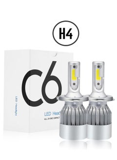 C6 H4 Car LED Headlight Bulb All In One Plug and Play Head Light LED Conversion Kit