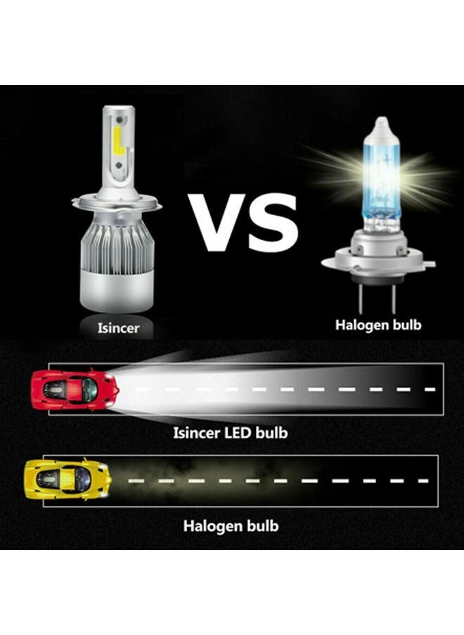 C6 - C6 H4 Car LED Headlight Bulb All In One Plug and Play Head Light LED Conversion Kit - Image 1