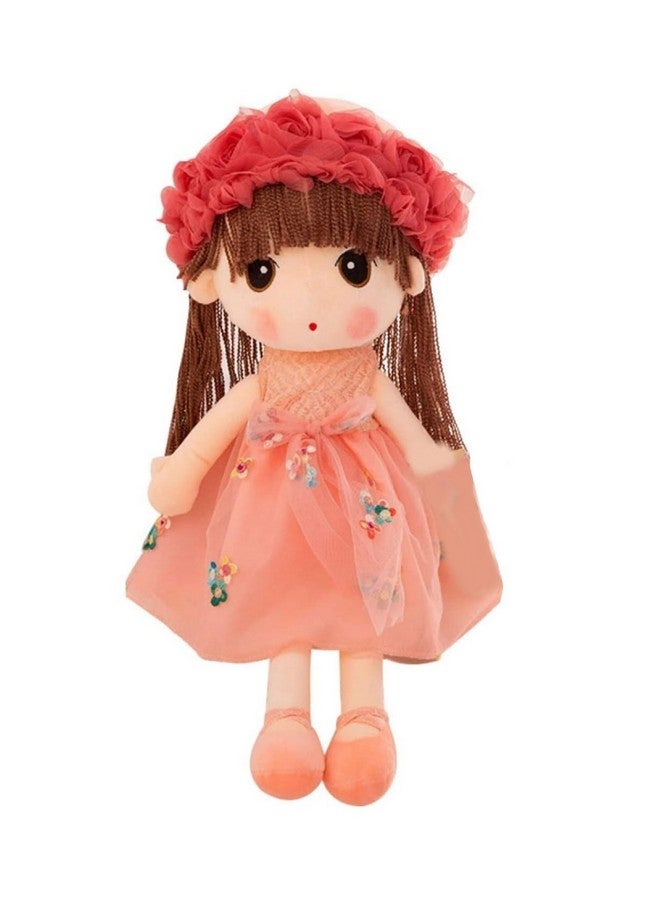 تيكلز دمية الأميرة تيكلز مع قبعة الزهور جوديا لعبة قطيفة ناعمة محشوة للأطفال الأولاد والبنات كهدية عيد ميلاد (اللون: وردي؛ المقاس: 45 سم) - Image 2