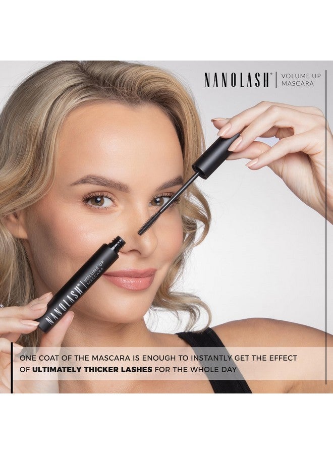 Nanolash Volume Up Mascara 10 ml - thickening mascara, effect of full and thick eyelashes, increasing volume, volumizing mascara, black mascara - Image 5
