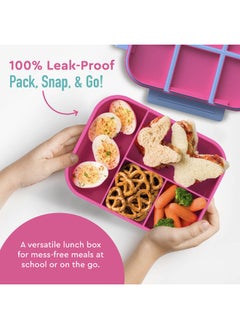 Bentgo Kids Prints 4 Compartment Slim Lunchbox  - Image 4