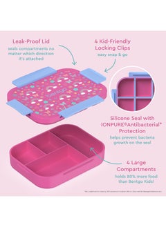 Bentgo Kids Prints 4 Compartment Slim Lunchbox  - Image 2