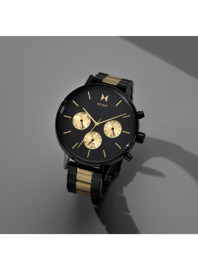 MVMT ROUND ANALOG WOMEN'S BLACK CASE WATCH - 28000344-D - Image 4