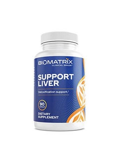 BioMatrix Liver Support Cleanse Detox & Repair Supplement With Milk Thistle Artichoke Leaf Extract Lmethionine & Ltaurine Assists In Liver Detox Tissue Repair (90 Capsules)  - Image 1