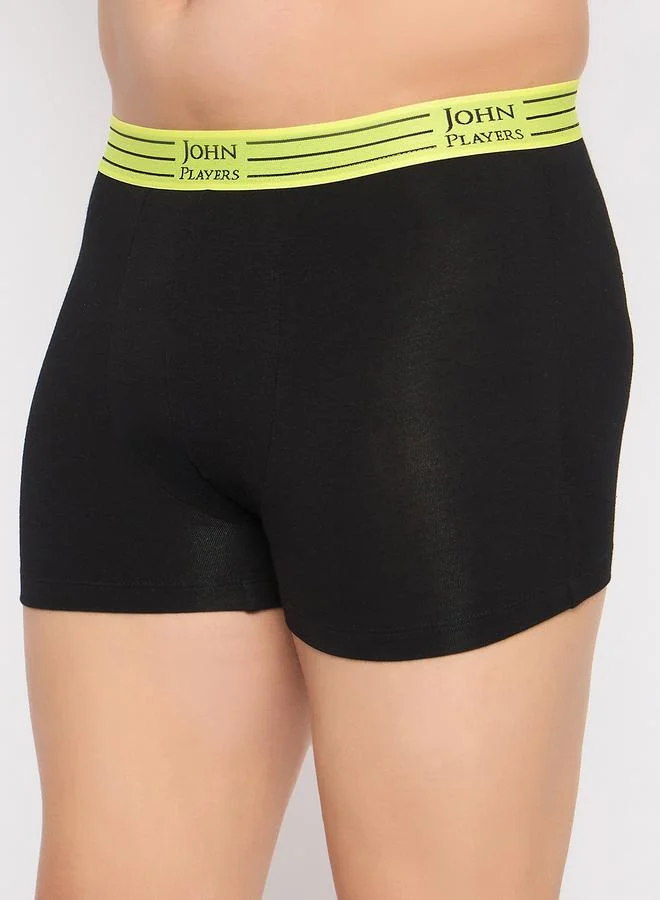 John Players Pack of 2 - Men Cotton Trunks with Striped Waistband